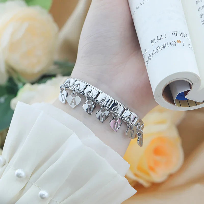 English A-Z 26 Letters Italian Charm DJ1083