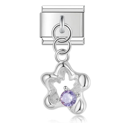 Enamel Shark & Ocean Predator Dangle Charm for Charm Bracelets