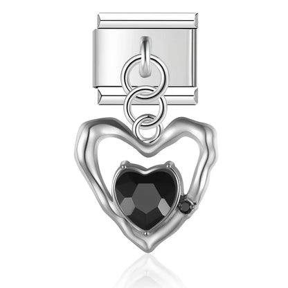 Enamel Shark & Ocean Predator Dangle Charm for Charm Bracelets