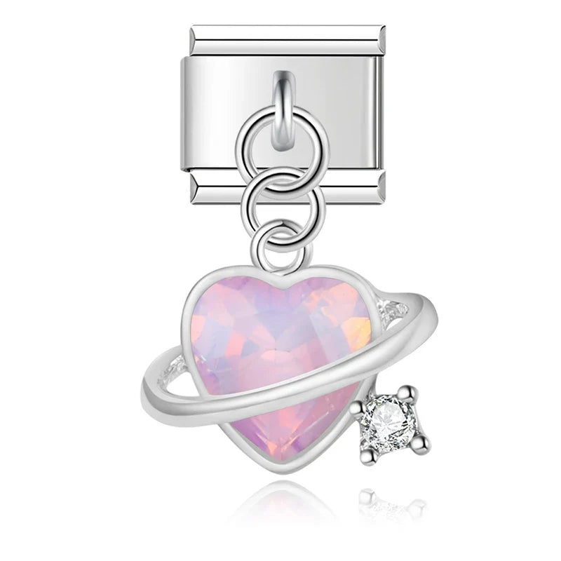 Heart Universe Italian Charms