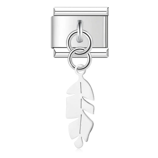 Botanical Leaf Dangle Charms