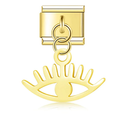 Spiritual Floral Dangle Charms in Silver & Gold
