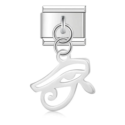 Spiritual Floral Dangle Charms in Silver & Gold