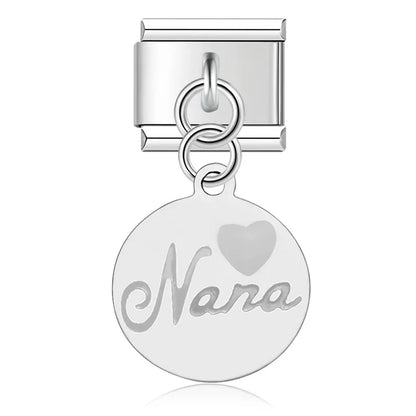 Enamel Starfish & Seashell Dangle Charm