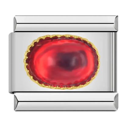 Red-Themed Italian Charms — Chilli, Kiss Me, Red Hat, Lips, Crown & More
