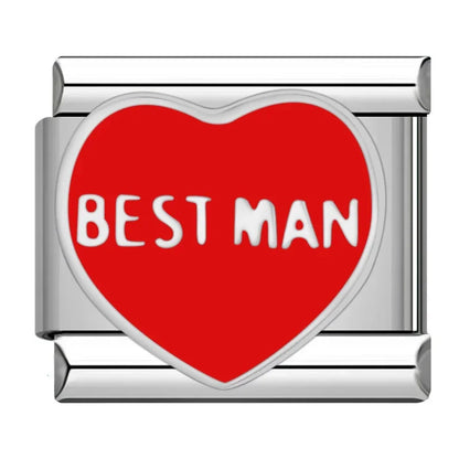 Red-Themed Italian Charms — Chilli, Kiss Me, Red Hat, Lips, Crown & More
