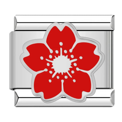 Red-Themed Italian Charms — Chilli, Kiss Me, Red Hat, Lips, Crown & More