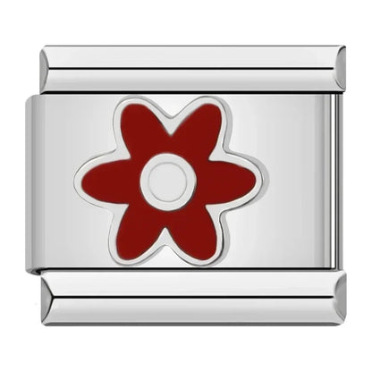 Red-Themed Italian Charms — Chilli, Kiss Me, Red Hat, Lips, Crown & More