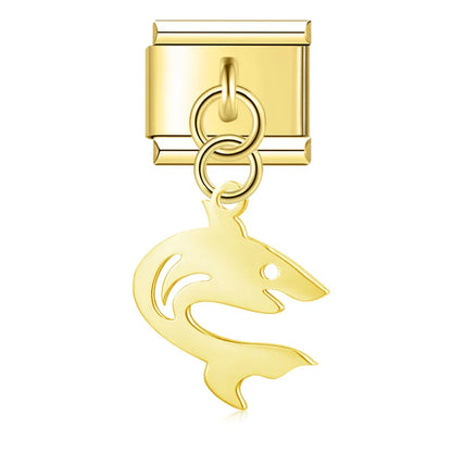 fish designs : Sharks Octopuses Dolphins charms