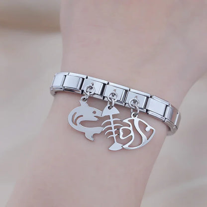 fish designs : Sharks Octopuses Dolphins charms