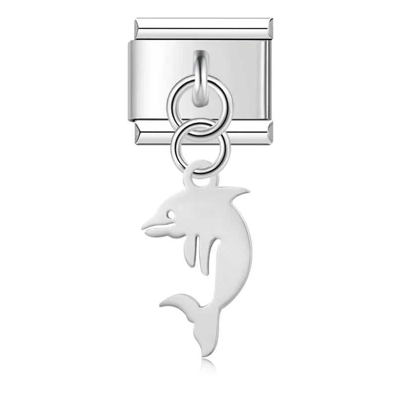 fish designs : Sharks Octopuses Dolphins charms