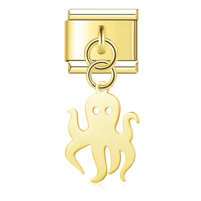fish designs : Sharks Octopuses Dolphins charms