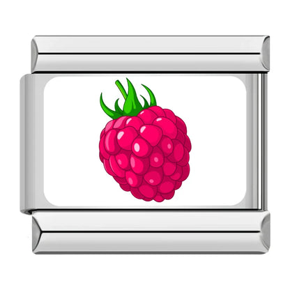 Fresh Fruits Italian Charms — Strawberry, Watermelon, Lemon, Cherry & Tropical Fruit Links