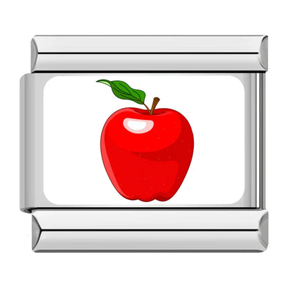Fresh Fruits Italian Charms — Strawberry, Watermelon, Lemon, Cherry & Tropical Fruit Links
