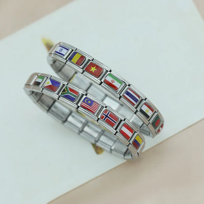 World National Flag Italian Charms