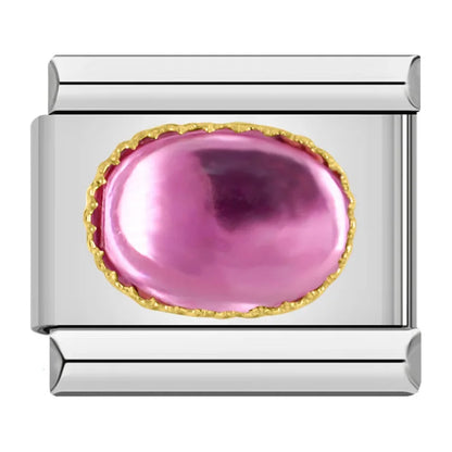 Pink Italian Charms — Butterfly, Elephant, Teacup, Pig, Baby Pram, Daisy, Star & More