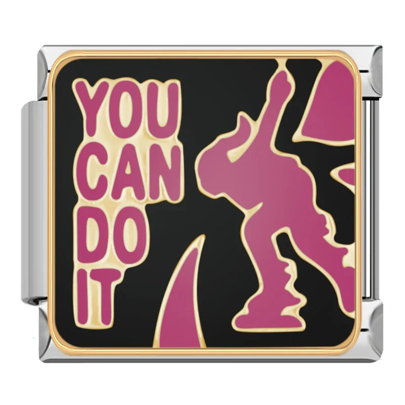 Fitness Sport Tennis Italian Charms DJ1332-B