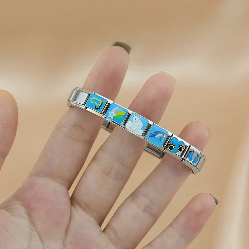 Blue Eye Heart Moon ZH015
