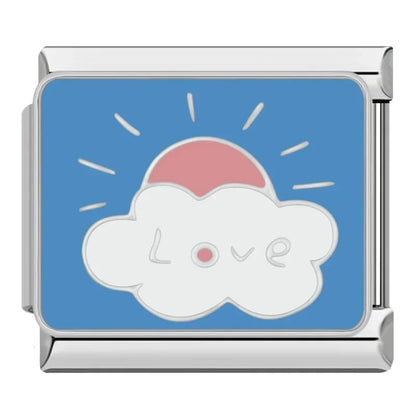Blue Italian Charms — Heart, Lighthouse, Evil Eye, Aunt, Believe, Key to Success & More