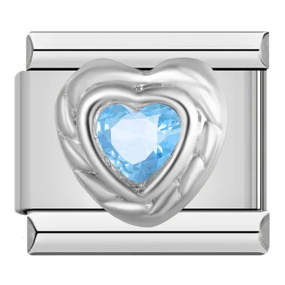 Blue Italian Charms — Heart, Lighthouse, Evil Eye, Aunt, Believe, Key to Success & More