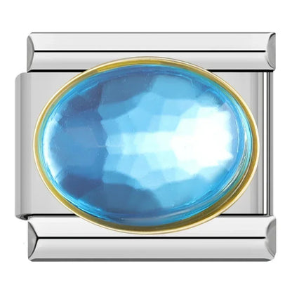 Blue Italian Charms — Heart, Lighthouse, Evil Eye, Aunt, Believe, Key to Success & More
