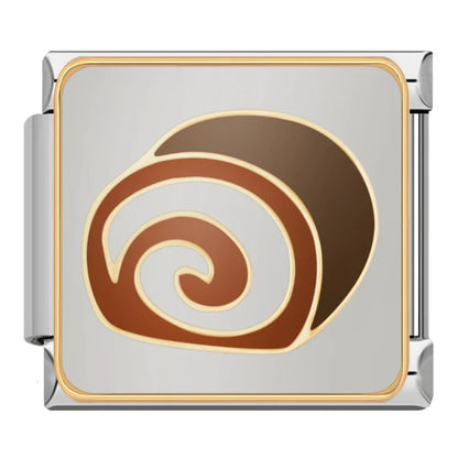 Cosy Bakery & Sweet Treats Italian Charms — Cake, Swiss Roll, Chocolate, Pancakes & Donut