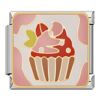Cosy Bakery & Sweet Treats Italian Charms — Cake, Swiss Roll, Chocolate, Pancakes & Donut