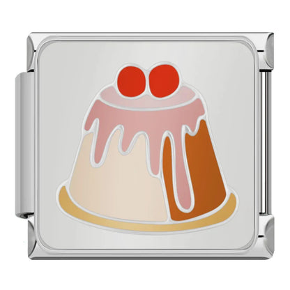 Cosy Bakery & Sweet Treats Italian Charms — Cake, Swiss Roll, Chocolate, Pancakes & Donut