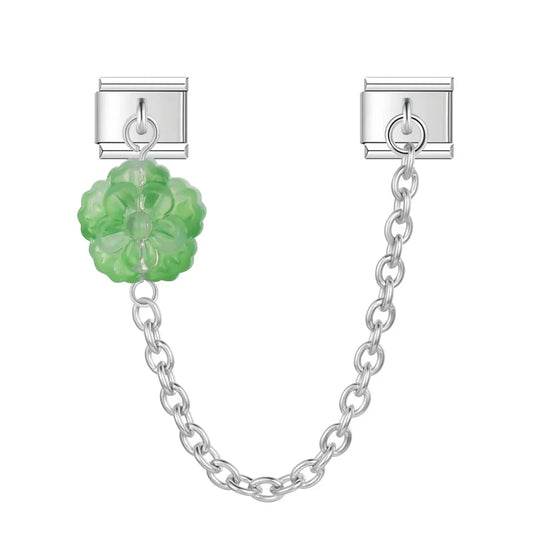 The Sculpted Bloom Double Link charm