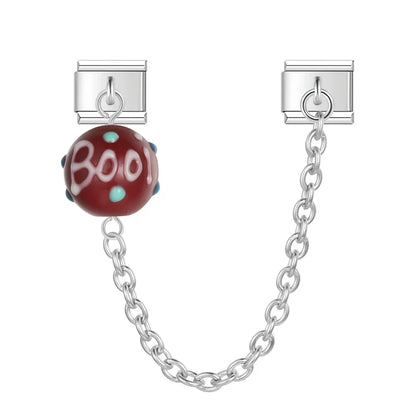Halloween BOO! Bead Safety Chain Charms