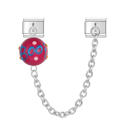 Halloween BOO! Bead Safety Chain Charms