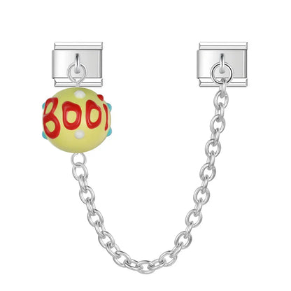 Halloween BOO! Bead Safety Chain Charms