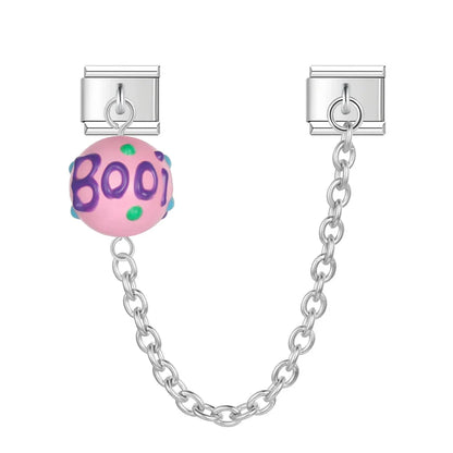 Halloween BOO! Bead Safety Chain Charms