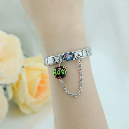 Halloween BOO! Bead Safety Chain Charms