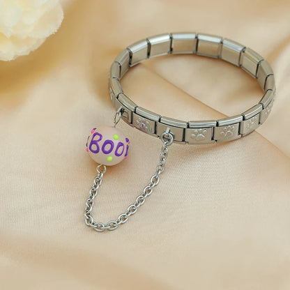 Halloween BOO! Bead Safety Chain Charms