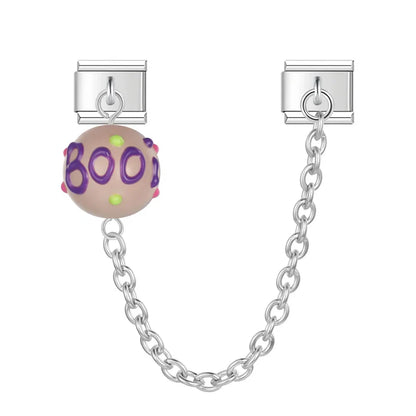 Halloween BOO! Bead Safety Chain Charms