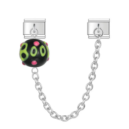 Halloween BOO! Bead Safety Chain Charms