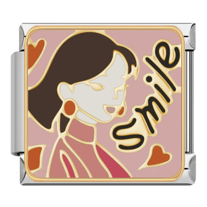 Vintage Pop Art People, Pets & Joyful Moments Italian Charms — Life Scene Bracelet Links