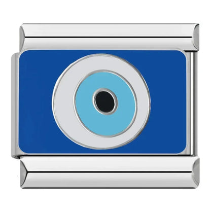 Evil Eye Italian Charms — Hamsa, Mascara Lash, Sun, Heart & Colourful Eye Bracelet Links