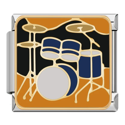 Music Italian Charms — Guitar, Piano, Notes & Musical Design Bracelet Links