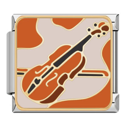 Music Italian Charms — Guitar, Piano, Notes & Musical Design Bracelet Links