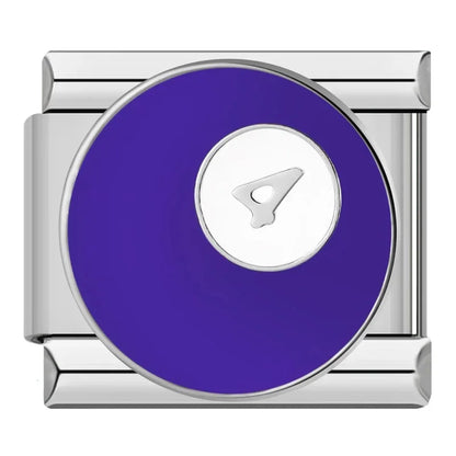 Purple-Themed Italian Charms — Amethyst Heart, Daisy, Star, Goddess & More Bracelet Links