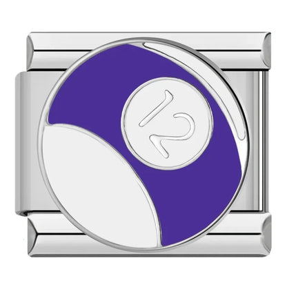 Purple-Themed Italian Charms — Amethyst Heart, Daisy, Star, Goddess & More Bracelet Links