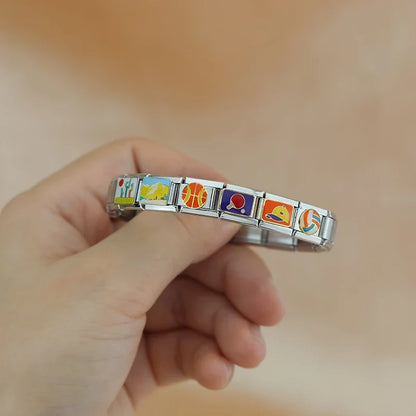 Sports & Outdoor Adventures Italian Charms — Running, Cycling, Tennis, Hiking & More