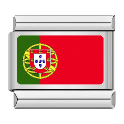 World National Flag Italian Charms — Bulgaria, Chile, Greece, Morocco, New Zealand, Portugal & More