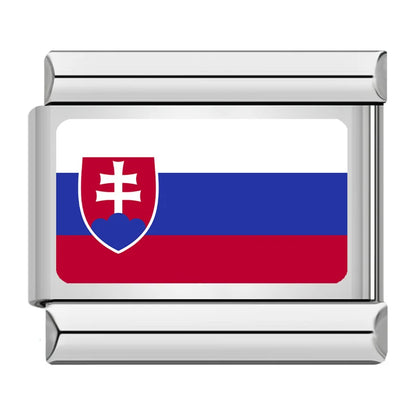 World National Flag Italian Charms — Bulgaria, Chile, Greece, Morocco, New Zealand, Portugal & More