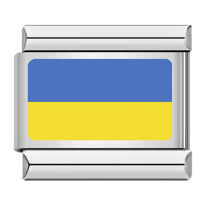 World National Flag Italian Charms — Bulgaria, Chile, Greece, Morocco, New Zealand, Portugal & More