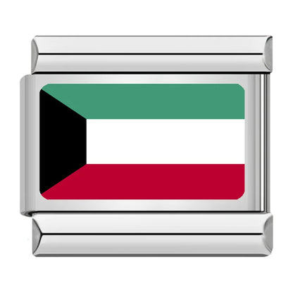 World National Flag Italian Charms — Bulgaria, Chile, Greece, Morocco, New Zealand, Portugal & More