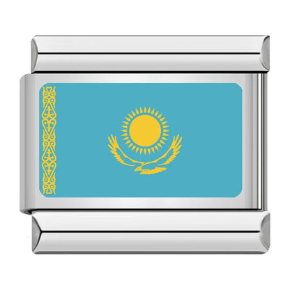 World National Flag Italian Charms — Bulgaria, Chile, Greece, Morocco, New Zealand, Portugal & More