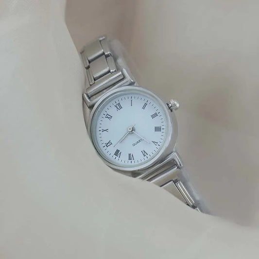 Roman Numerals White Black Watch Bracelet G005